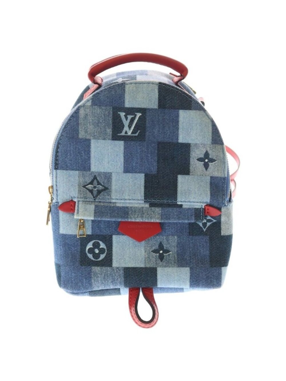 Louis Vuitton Monogram Denim Palm Springs Backpack Mini Indigo